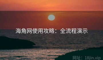 海角网使用攻略：全流程演示