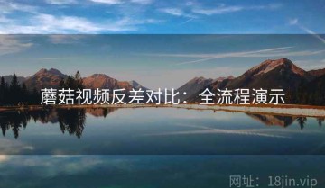 蘑菇视频反差对比：全流程演示