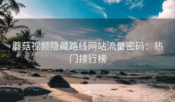 蘑菇视频隐藏路线网站流量密码：热门排行榜